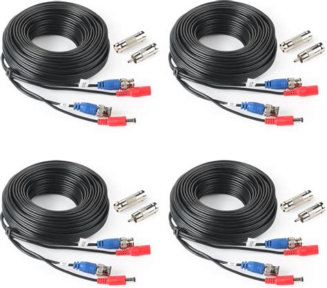 Amazon Wildhd Bnc Cable X Ft All In One Siamese Video And