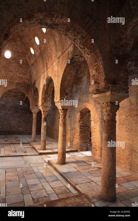 El Bañuelo 11th century Arab bath Granada Stock Photo Alamy