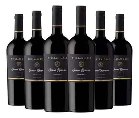 William Cole Gran Reserva Vinos Carmenere 6 Unidades 2019 750ml