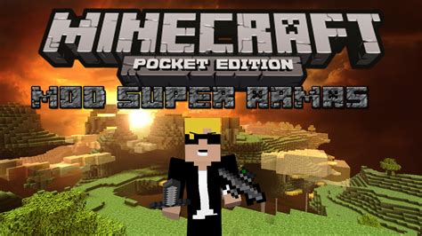 SUPER MOD PACK DE ARMAS WTF MINECRAFT PE 0 10 5 BY ANDROCRAFT YouTube