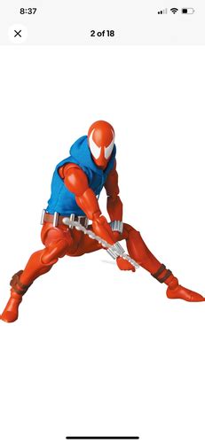 Medicom Toy Mafex Spider Man No Scarlet Spider Action Figure