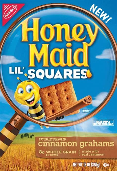 Honey Maid Lil Squares Honey Maid Real Cinnamon Pops Cereal Box