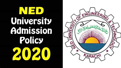 Ned University Admission Policy 2020 In Detail Youtube