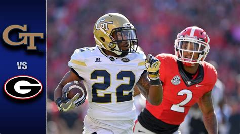 Georgia Tech Vs Georgia Football Highlights 2016 YouTube