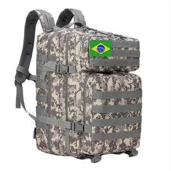 Mochila Masculina Militar T Tica L Refor Ada Imperme Vel Patch