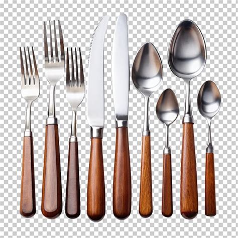 Premium Psd Realistic Cutlery 3d Forks And Knives Or Spoons Isolated