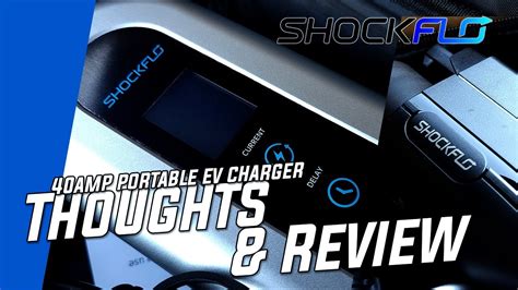 ShockFlo 40Amp Portable EV Charger Is Best For Both At Home And