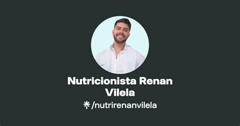 Nutricionista Renan Vilela Instagram Facebook Linktree