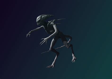 Xenomorph Deacon Model - TurboSquid 2163336