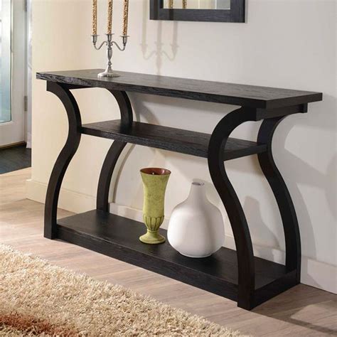 20 Contemporary Wood Console Table DECOOMO