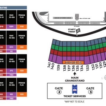 Facility Maps | Fans | Nashville Superspeedway