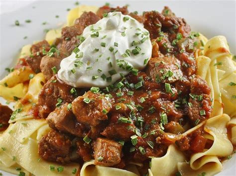 Porkolt Hungarian Stew Made With Pork Recipe