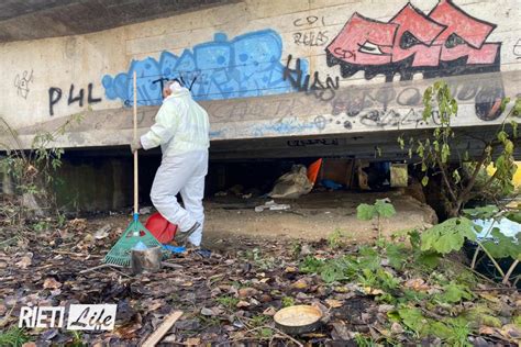 Comune Sgomberati E Bonificati Gli Accampamenti Sul Velino Sotto A