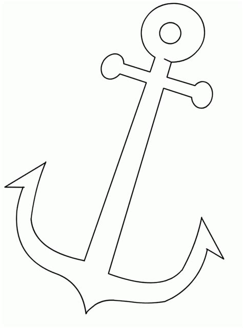 Free Printable Anchor Coloring Pages Clip Art Library