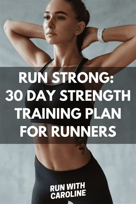 The Ultimate Day Strength Training Plan For Runners Artofit