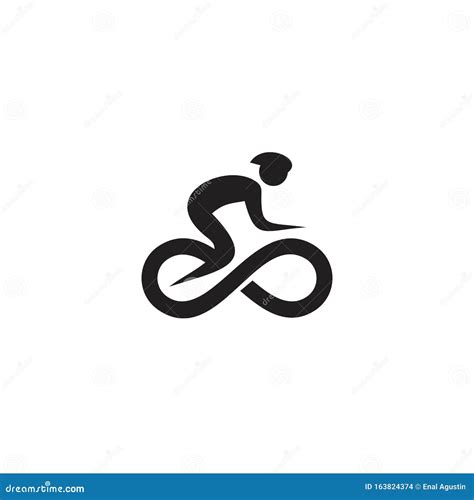 Bicycle Icon Logo Design Vector Illustration Template Stock Vector