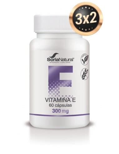 Pack 3x2 Vitamina E 60 Comprimidos Liberacion Sostenida De Soria Natural