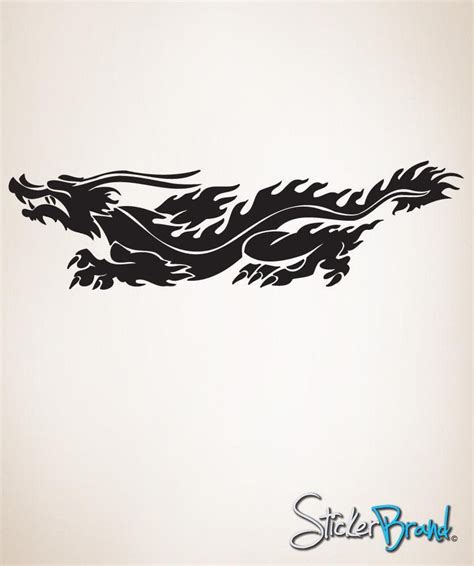 Vinyl Wall Decal Sticker Chinese Dragon 230