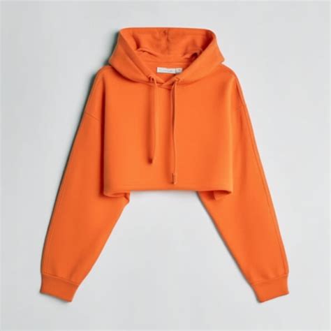Download Cropped Orange Hoodie Mockups Online Creative Fabrica