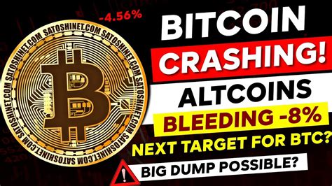 🔴 Bitcoin Crashing Altcoins Bleeding 8 Drop More Dump Possible