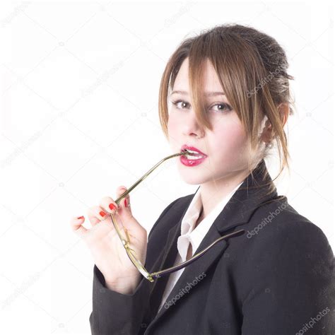 Sexy Teacher Or Business Woman Stock Photo Reflextions 40952387