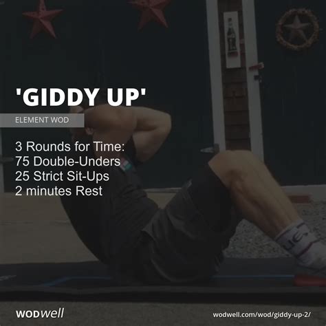 Giddy Up Workout Element Wod Wodwell
