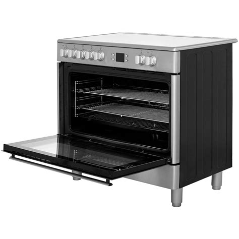 Beko Bhsc90x 90cm 5 Burners B Electric Range Cooker Stainless Steel