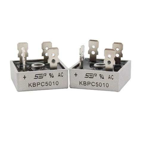 2PCS KBPC5010 Diode Bridge Rectifier KBPC 5010 50A 1000V For Rectifier