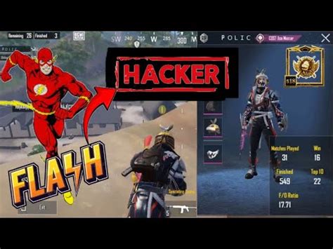 Bgmi Flash Hacker 30 Kills In One Match Bgmi Hacker Bgmihacker