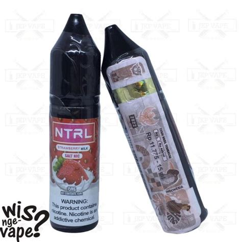 Jual Ntrl Strawberry Milk 15ml Salt Nic Liquid Vape By Ejm Di Lapak