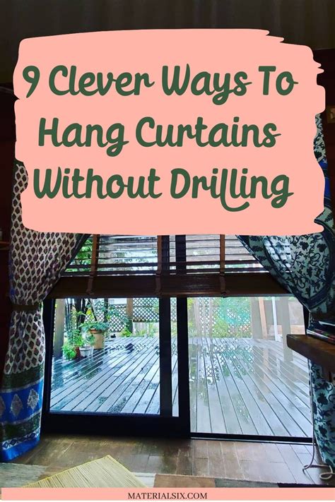 How To Hang Curtains Without Drilling 9 Helpful Methods Artofit