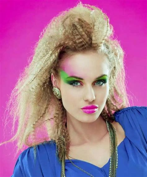 The makeup | 1980s makeup and hair, 80s makeup looks, 80s hair