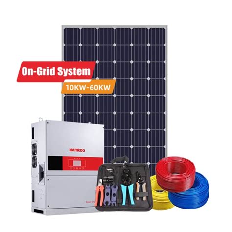 50KW 3 Phase Solar Panel System On Grid House Price