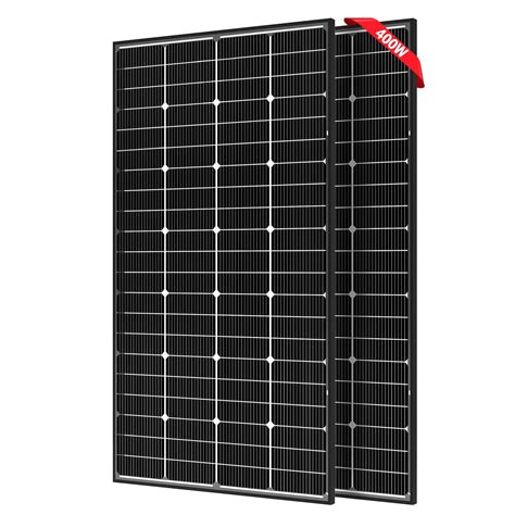 [Upgrade Version] JJN Bifacial 400 Watt Solar Panel, 12V 16BB