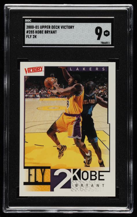 Kobe Bryant Upper Deck Victory Fly Sgc Pristine Auction