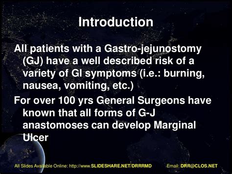 Bile Reflux Gastritis And Marginal Ulcer