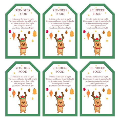 10 Best Free Reindeer Food Tags Printables Pdf For Free At Artofit