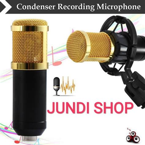 Jual Mic Microphone Condenser Studio Taffware With Shock Proof Mount Bm