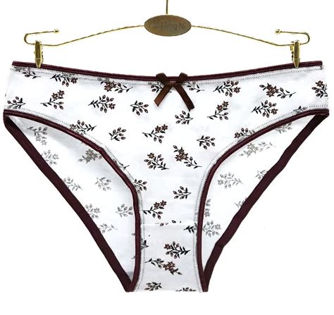 Yun Meng Ni Girls White Panties Ladies Underwear Fancy Womens Panties