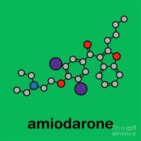 Amiodarone Antiarrhythmic Drug 2 By Molekuul Science Photo Library