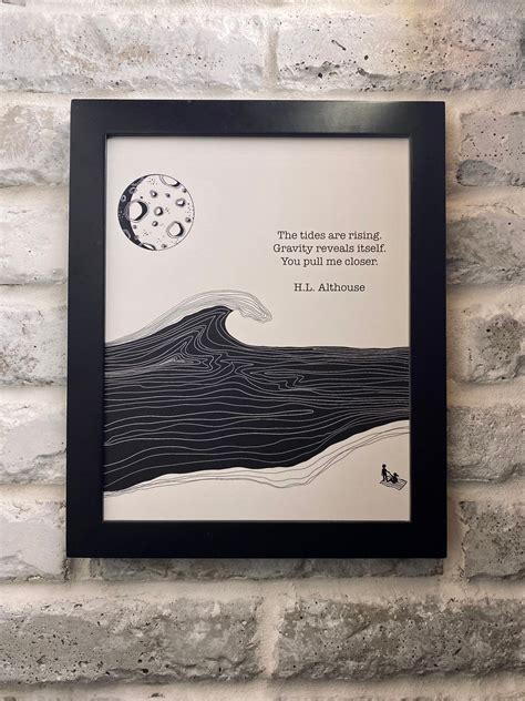 Gravity Poem Etsy