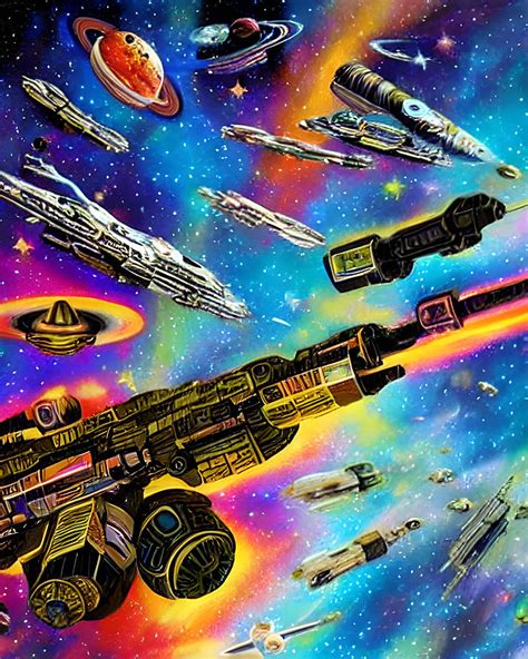 Space War Illustration Digital Art by Ervina Anandhita - Fine Art America