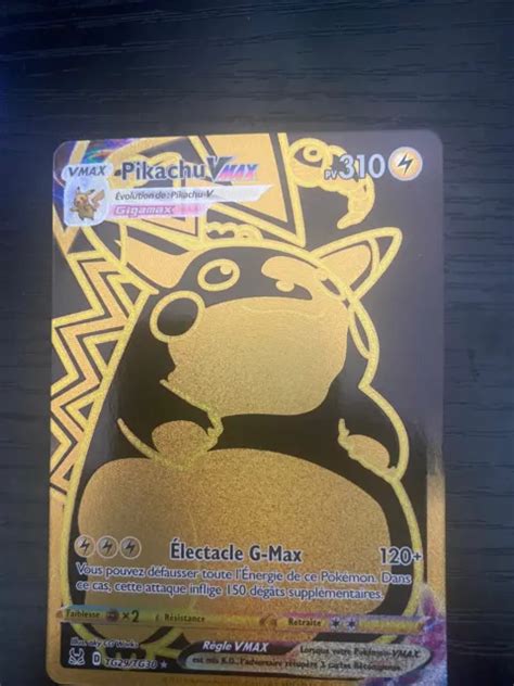 CARTE POKÉMON PIKACHU VMAX GOLD TG29 TG30 Origine Perdue EB11 FR