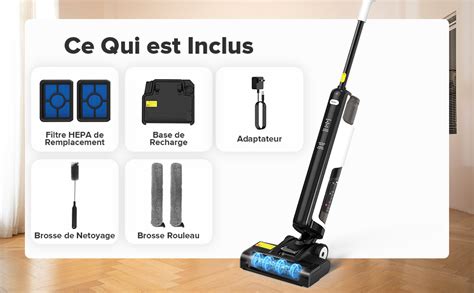 Redkey W Se Aspirateur Laveur Sans Fil En Aspirateur Nettoyeur