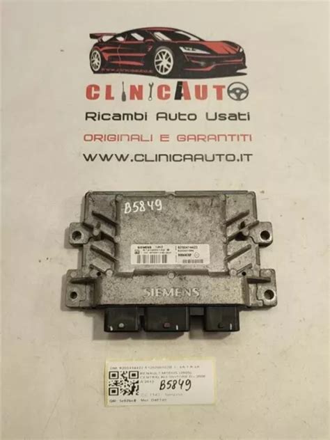 CENTRALINA MOTORE RENAULT Modus 1 Serie 8200414422 S120200102B D4F740