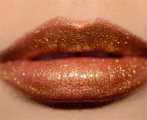 Too Faced Melted Gold Liquified Gold Lip Gloss Review Swatches