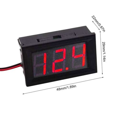 Jual Voltmeter Digital Dc 4 5v 30v Volt Meter 0 56 Inch 2 Kabel Di