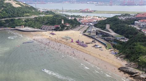 江苏连云港连岛景区海水浴场mp4格式视频下载 正版视频编号686390 摄图网