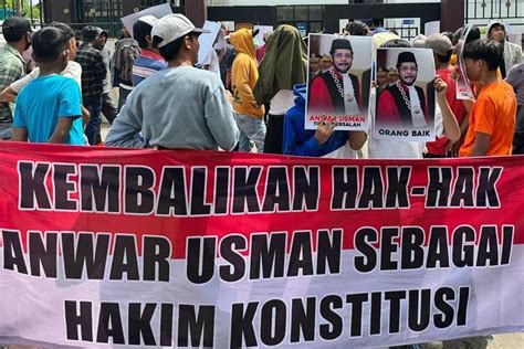 Anwar Usman Dan 7 Fakta Harus Kembali Jadi Ketua MK Lappung