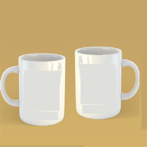 Ceramic Printed Sublimation Mug Capacity 200ml Size Dimension